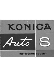 Konica Auto S manual. Camera Instructions.